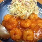 中華料理 福龍 - エビチリ