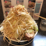 山次郎 - ラーメン　野菜マシマシ脂マシ　750円