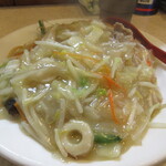 Nagasakichamponsaraudonkuma - もっちり香ばしい太麺皿うどん