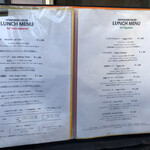 ＭＯＭＩＮＯＫＩ ＨＯＵＳＥ - 入口のメニュー