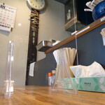 煮干し中華そば 一剣 - 緒と狭く感じるけどしょうがないよね