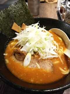 ななほし - 味噌ラーメン + ネギ