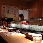 豊富な鮨ネタ