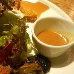 あえん - 豚カツの胡麻だれ。追加可能♪