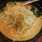 やすのたまぞう - 味噌ラーメン＋ネギ盛り