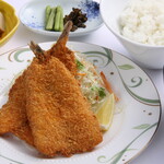 炸鳳尾魚套餐