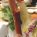 天橋立離宮 星音 - 間人蟹　生刺し♬