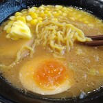 はま寿司 - 私、添削？麺と具材を入れた後に〜スープですか？