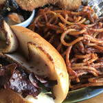 カメイノ食堂 - サンド・ナポリタン