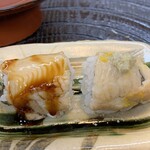 分福寿司 - 松島の穴子　柚子塩とツメ