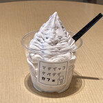 マタイッコタベタイカフェ - きんつば まるごと あんこソフト　４００円　(2020/12)