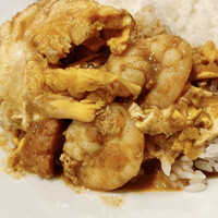 紅花別館 - 海老のココットカレー(1650円)