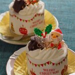 銀座コージーコーナー - 料理写真:食後はお楽しみのクリスマスケーキ。今年は天王寺MIOプラザ館にある銀座コージーコーナーで買って来たコージープリンセスというケーキです。