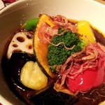 ３丁目のカレー屋さん  - 12.08.16 菜色カレー 中辛(1300円)