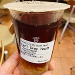 Gong cha - 「アールグレイティーMのトッピングでナタデココ（甘さ普通の氷あり）」470円税抜き