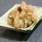 鮨 心白 - カワハギの肝和え