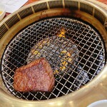 焼肉 スタミナ苑 - イチボのステーキ
