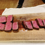 焼肉 スタミナ苑 - イチボのステーキ