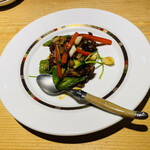 老虎菜 - 牡蠣の炒め物