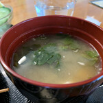 カフェ ニコ - 日替ランチ720円につくお味噌汁