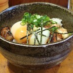 やきとり 正や - やきとり丼温玉のっけ