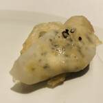 エスキス - 帆立貝の昆布〆　セロリ　蓮根