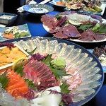 ウチワエビの刺身です。なかなか食えるものではありません！