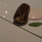 レ セゾン - 2012.8 茄子のオマール海老ファルシ アンチョビクリーム(ランチ）