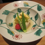 蕎麦 案山子 - 「冷し野菜煮」