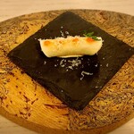 オーガニックグリル鵠沼海岸 - ワタリガニ　パプリカ　大根　パルメザンチーズ