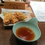 すし処 酒処 道場 - たこのかき揚げ