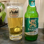 ベトナム料理 123dzo - 「サイゴンビール」@630(税別)
