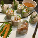 ベトナム料理 123dzo - 「生春巻き(2本)」@880(税抜)