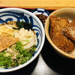 Teshigoto Sanuki Udon Sansan - ソースカツ丼セット＋麺の量 普通にサイズアップ