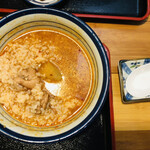Teshigoto Sanuki Udon Sansan - ぶっこみ飯