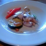 ふらここ食堂 - 地元野菜の前菜