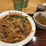 大阪王将 - 酸辣あんかけ炒飯