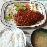 Kitsuchimbaron - カツミート定食 ¥1000