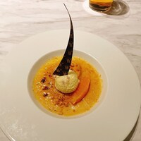 Grill&Dining G - トンカ豆のクレームブリュレ　バニラアイスを添えて