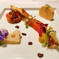 Grill&Dining G - サーモンのデクネリゾン旬菜のクルディティ添え