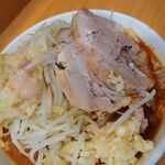 ラーメン二郎 - 無料トッピング：ニンニク、アブラ