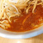 ラーメン二郎 - 辛い奴２倍トッピング！