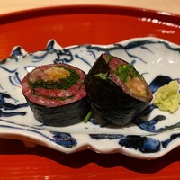肉屋 田中 - 肉巻き