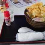 大滝ドライブイン 泉や - かき揚げ天ぷら蕎麦600円