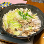 山賀 - てっちり（トラフグ粗、マフグ切り身）しめじは丹波しめじ