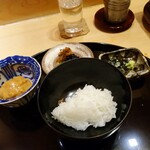 是しん - 食事（鯛茶）