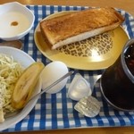 バスストップⅡ - 2012.08 モーニングセット　３８０円