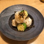 一品料理 高倉 - 里芋揚げ出し　生七味添え