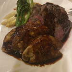 La Coccinella - 北海道蝦夷鹿肉のタリアータ、フォアグラトッピング