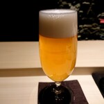 寿しの吉乃 - 生ビール